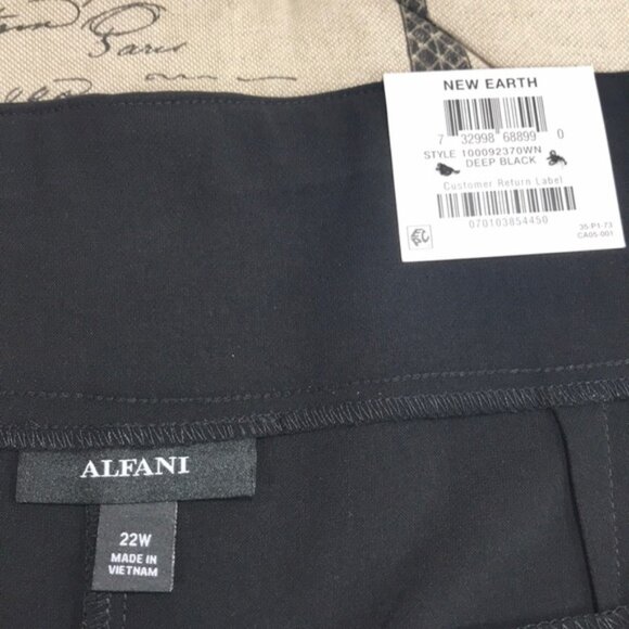 Alfani Plus Size High-Rise Trousers - Picture 4 of 9